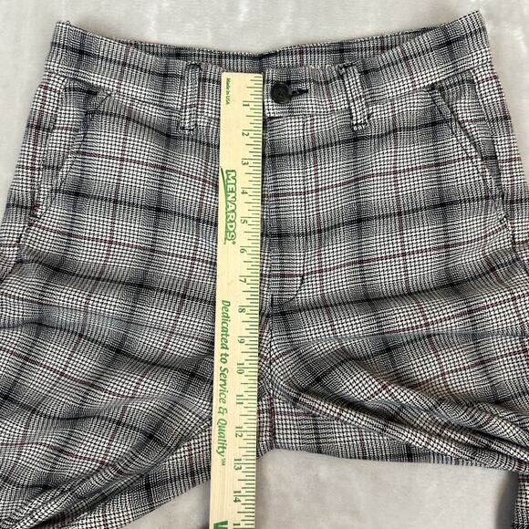 American Eagle Pants Womens 10 Houndstooth Plaid Super High Rise Skinny Trouser - Picture 5 of 12